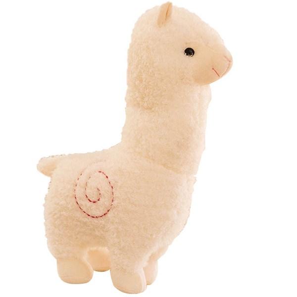 

Nature Times Fluffy Alpaca Plush, Белый, 38см, Популярные игрушки для корейских детей