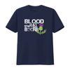 Blood Sweat And Beers Scotland Scottish Rugby Mens Boys T Shirt Top with Thistle Design vintage Washed Soft graphic