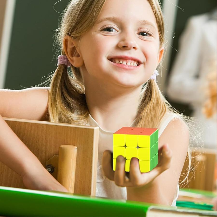 3x3 Speed Cube, MoYu, Stickerless Smooth, 3x3 Standard, Puzzle Toy