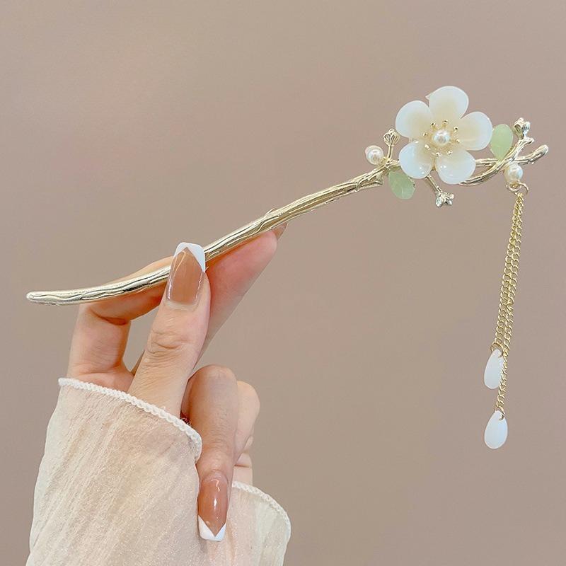 Metal Hairpins Elegant Temperament Simple Chinese Style Hair Clip Hair Accessories