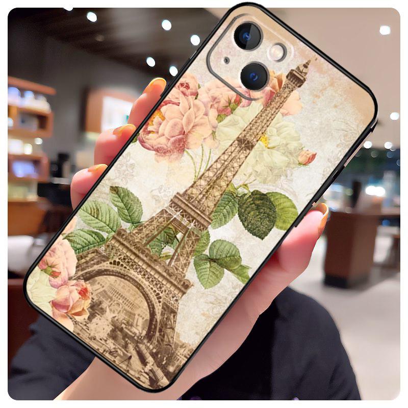 

Paris Eiffel Tower Case For iPhone 15 Pro Max 14 13 12 11 16 17 Pro Max mini 15 16 Plus 16e 17 Air Phone Cover iPhone 16e