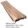 10Pcs Straight Welding Rod Good Liquidity Fine Workmanship Copper Dedicated Practical for