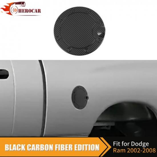 Kohlefaser Tankdeckel Abdeckung Zierleiste für Dodge Ram 1500 1994-08 Außen