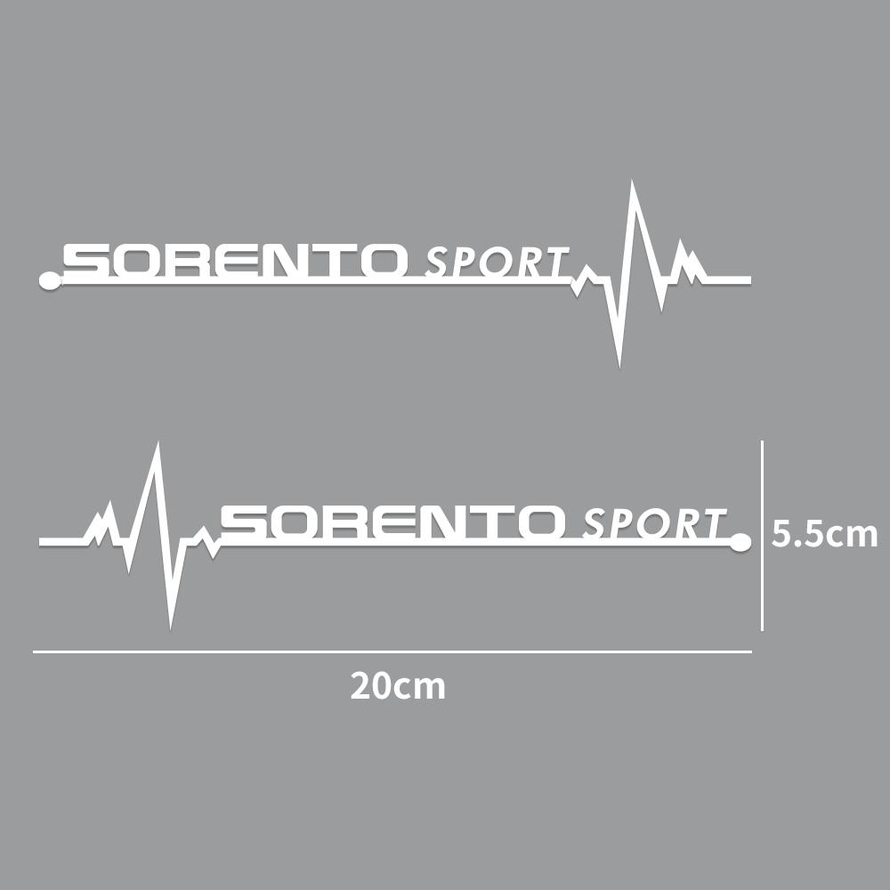 2Pcs Car Styling Side Window Sticker Emblem Decoration For KIA Sportage Ceed Sorento Cerato Optima Picanto Rio Soul Cadenza Niro gbnkr30