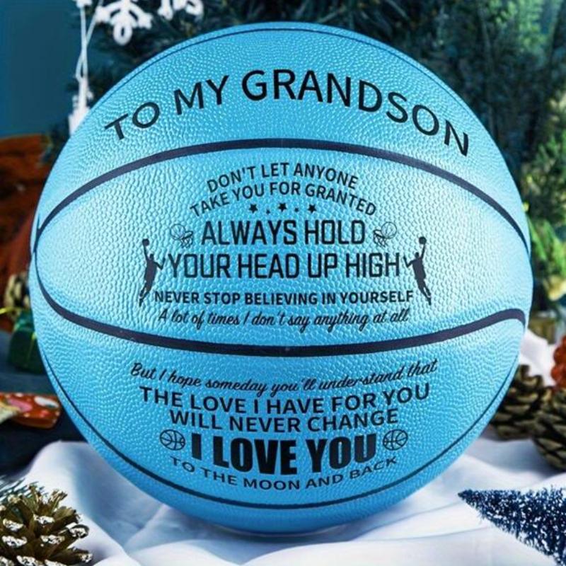 No. 7 Standard Basketball Outdoor Basketball Gifts, Birthday Graduation Homecoming Gifts for Sons, Grandsons