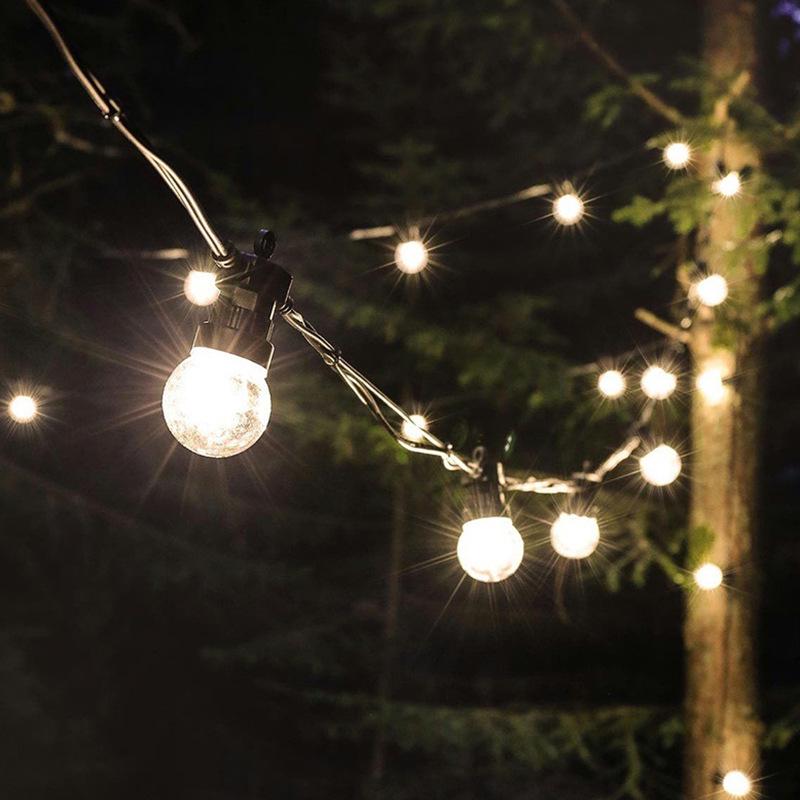 Waterproof G50 LED String Lights: Camping, Awning, Wedding, Christmas Decorations