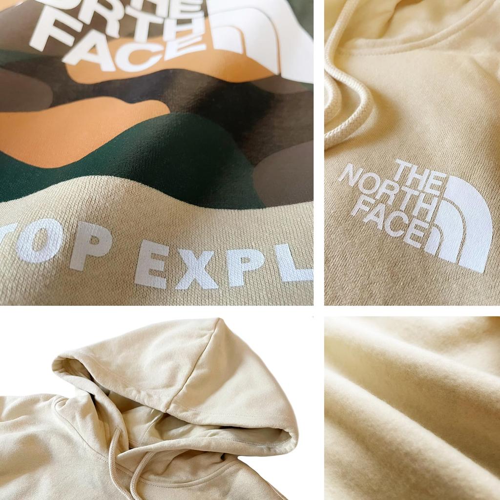 North Long Fleece M [The Face] Hoodie, Sweatshirt, Pullover, Sleeve, Hooded, Lining, Logo, Oversized, Stylish, Men's, NF0A7UNS,