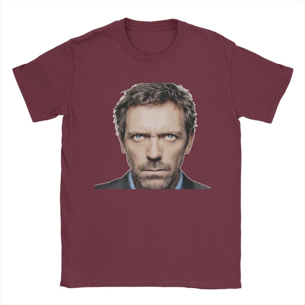 Dr Gregory House Simple Portrait Tshirt Hippie T Shirts Short Sleeve Vintage Tshirt Beach Pure Cotton Crew Neck 5xl 6xl Clothes