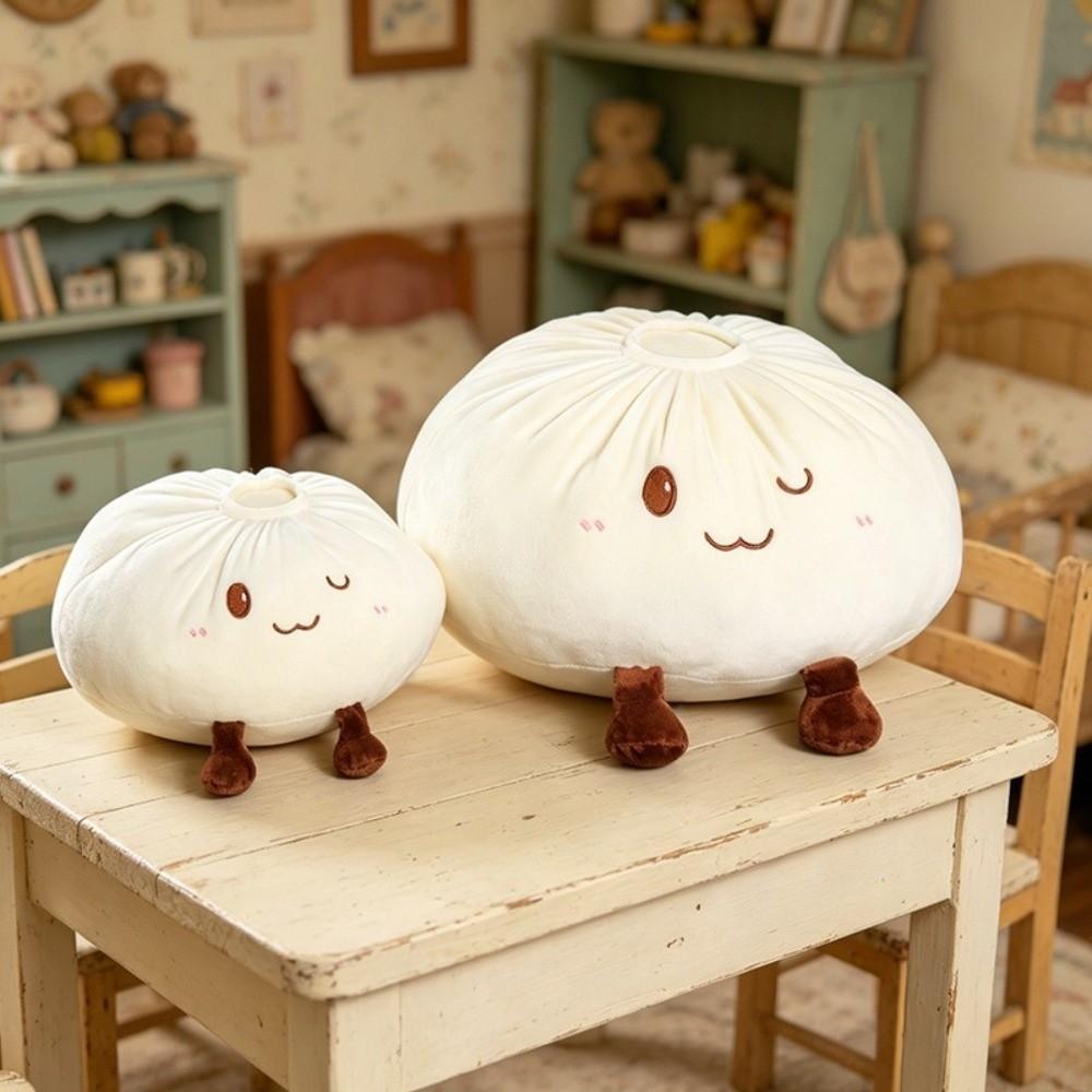 Super Soft Bun Plush Doll Fluffy Comfortable Dumpling Plush Toy Reduce Ppressure