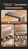 Wow-wow Punch-Free Folding Clothes Hook - Retractable Bedroom/Bathroom Storage Rack