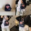 Cute Mini Checkered Cartoon Pattern Backpack For Girl