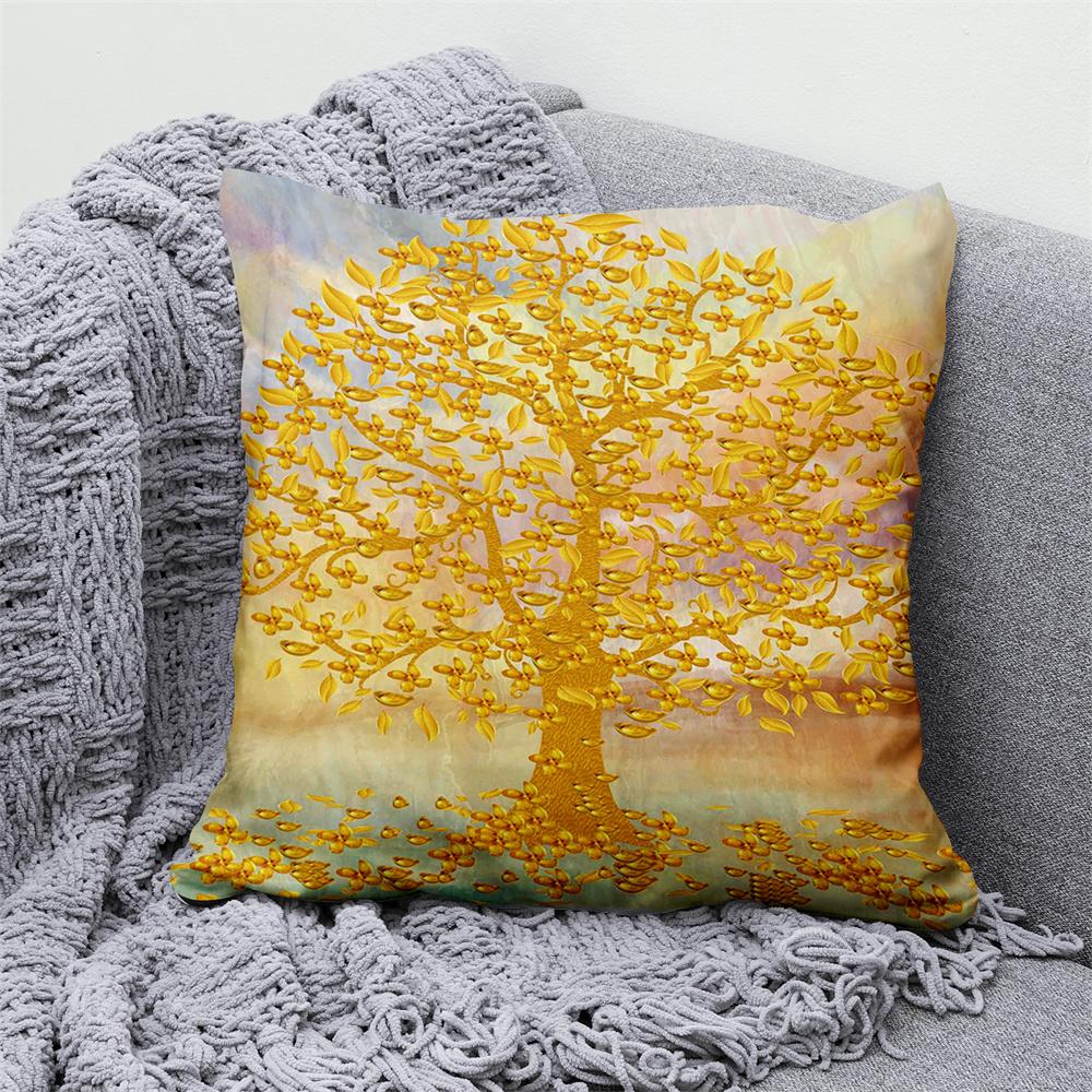 Starry Sky Sunset Natural Scenery Pillowcase Cosmic Space  Decorative Cushion Cover Sofa Car Pillow