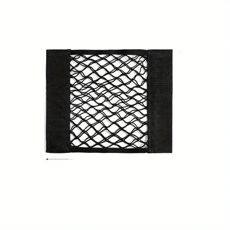 

1Pcs Refrigerator Storage Mesh Bag Double Compartment Hanging Pouch Kitchen Organizer Pockets with Hook Washable Storage Bag 25X25cm чёрный