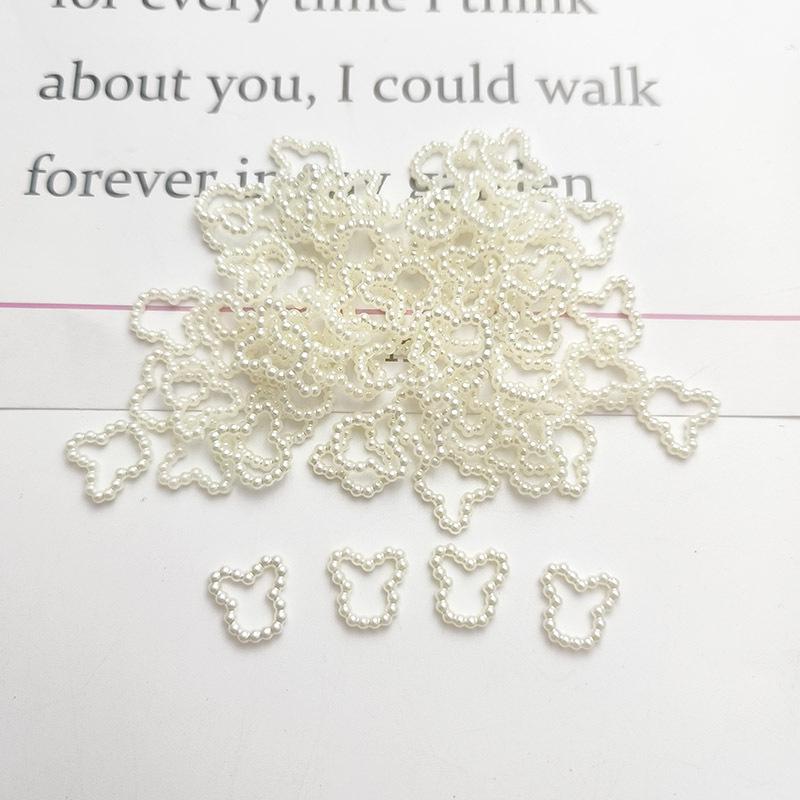 Pearl Bow Star Heart Patch for DIY Hair Accessories & Ornaments