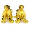 Okinawa souvenir Shisa figurine miniature entrance golden lion Shisa horizontal