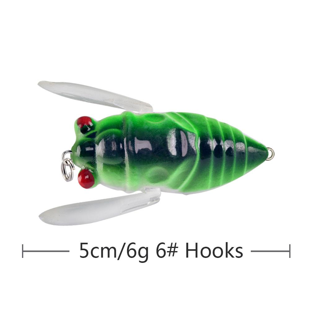 Water Surface Simulation Insect Fishing Bait 5cm/6g Lures