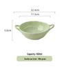 ZISIZ Retro Irregular Double-Handled Ceramic Soup Bowl