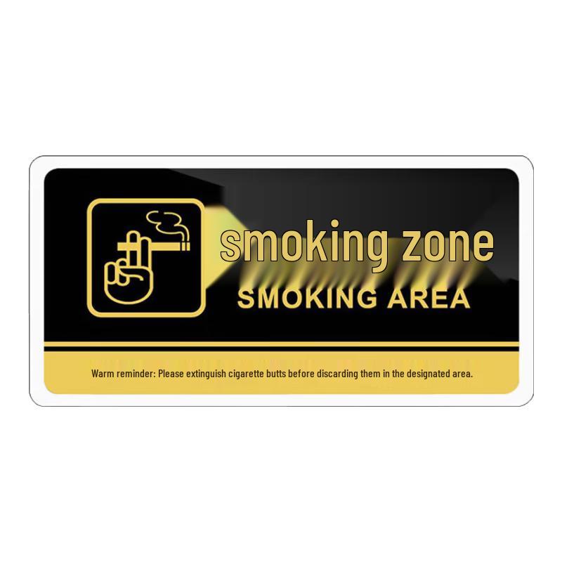 No Smoking Safety Sign (40x20cm)