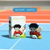 Creative DIY Cute Table Tennis Racket Building Block Model Tiny Particle Educational Assembly Toy Christmas Gift