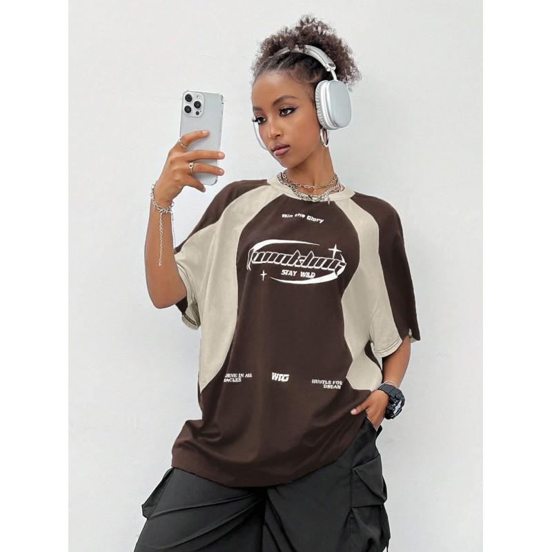 Mens Womens Casual Retro American Style T-Shirt Digital Print Slim Fit Short Sleeve Crew Neck Tee