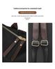 2026 Retro Korean Style Women's Double Shoulder Embroidery Backpack - Large Capacity Multi-Pocket Travel Bag