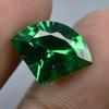 Green Garnet Fancy Cut 9.00 Ct Natural Loose Gemstone CERTIFIED Ring Size A-5771