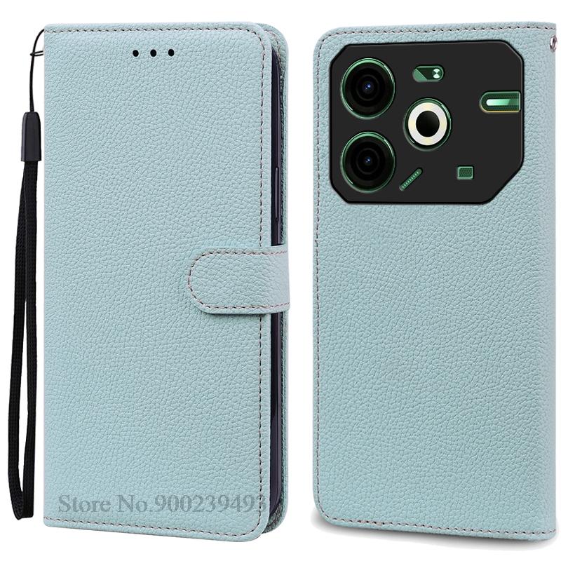 

Чехол Pova 6 Neo для Tecno Чехол Pova 6 Neo Кожаный чехол-кошелек для Techno Pova 6 Neo Чехол Pova Neo 6 Чехол для телефона Fundas Tecno Pova 6Neo (4G) светло-синий