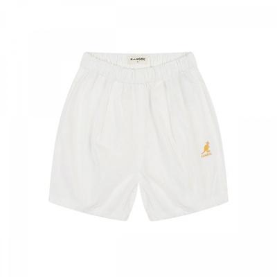 Cotton Banded Shorts White Sb 0d11