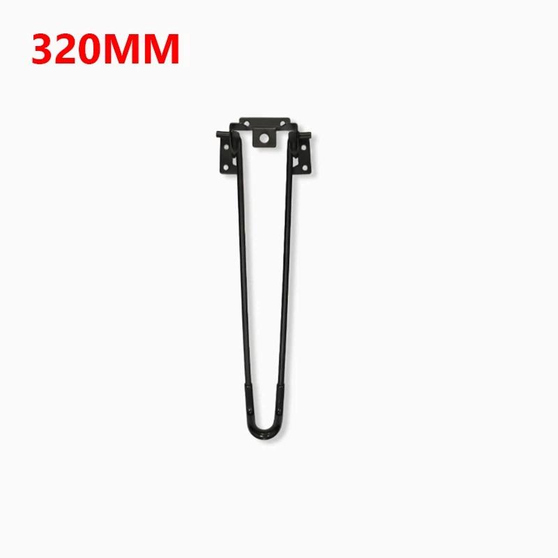 1/4Pcs 32/43/50Cm Clamp On Wrought Iron Table Legs Folding Table Legs Rust Proof Sturdy And Durable Screws Included