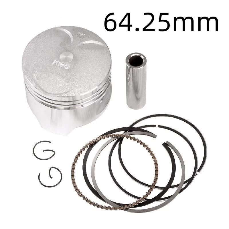 64mm 64.25mm 64.5mm 400cc Motorcycle Engine Piston Ring Kit STD +25 +50 +0.25 +0.5  For Honda KWO Steed 400 BROS 400 Steed400