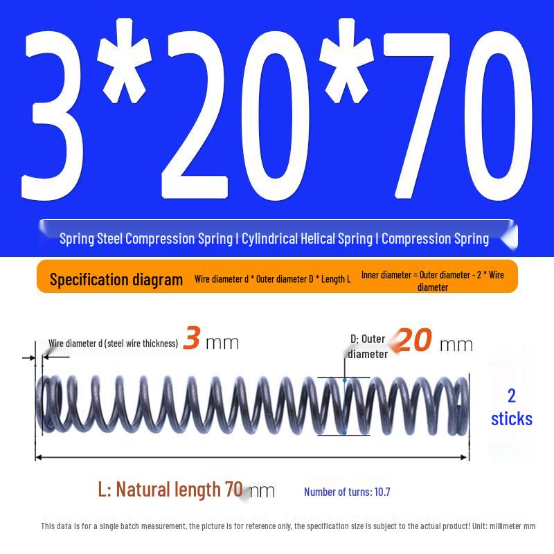 Compression Spring Y-Type Shock Absorbing Coil 3*16/17/18/19/20