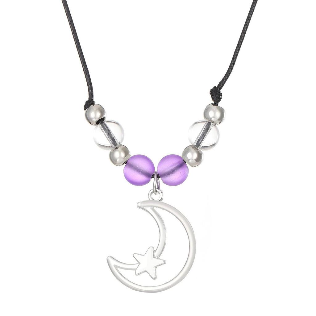 Sun and Moon Diamond Stackable Rings, Necklace, and Bracelet Set - European & American Style