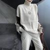 Sweater Jumper Loose and Versatile, Wear Lazy Style On Both Sides, Large Version Outside, Simple Knitted Sweater