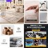 Luxury Faux Cashmere Persian Foldable Rug Washable Non-Slip Living Room Floor Mat Easy Care
