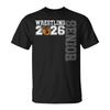 Proud Mom Of A Wrestling Senior 2026 T-Shirt