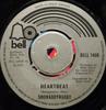 7inch Record SHOWADDYWADDY  Heartbeat BELL1450 BELL RECORDS 1975 Ireland Rock Used