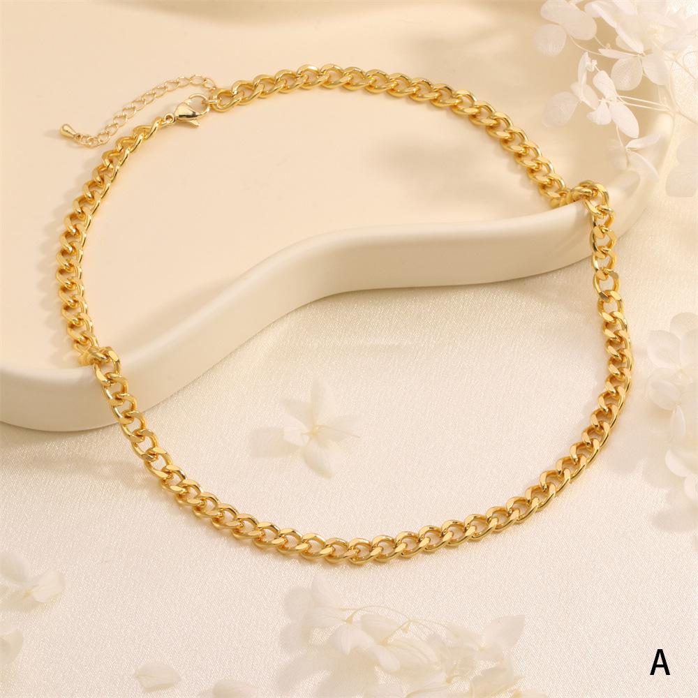 

Панк Хип-Хоп Ожерелье-карабин Кубинское звено с религиозной овальной подвеской и многослойными цепочками