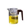 Wooden Brewing Teapot Glass Water Cup Drinkware Tea Infuser Filter  Tea Separation