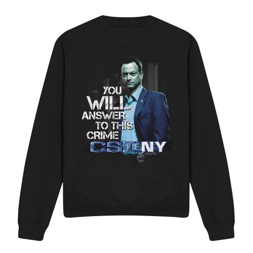 CSI: NY Unisex Adult You Will Answer Sweatshirt