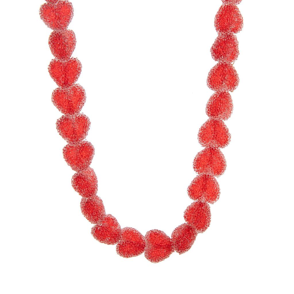 Bunte Harz-Süßigkeiten-Herz-Halskette: Süß, Nischen-Design, Hochwertiger Damenschmuck