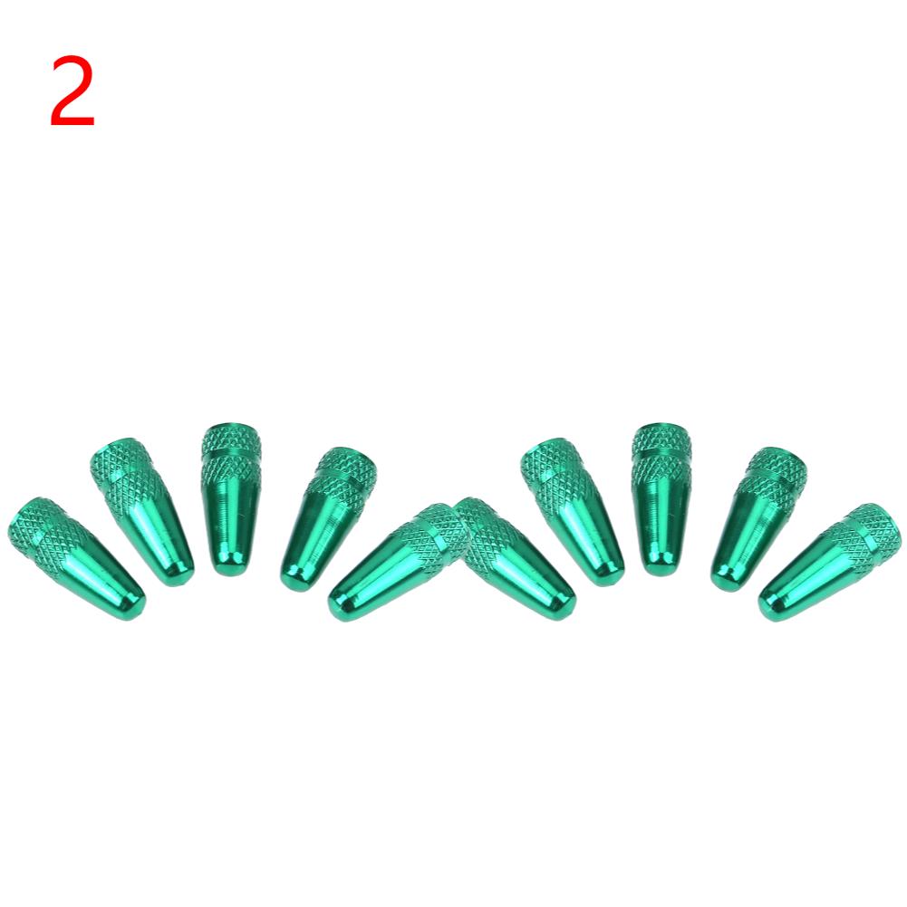 5/10PCS Bicycle Tire Valve Cap Aluminum High Pressure Caps for Presta Valves Rainbow Color Bike Tyre Hat MTB Bike Accessories