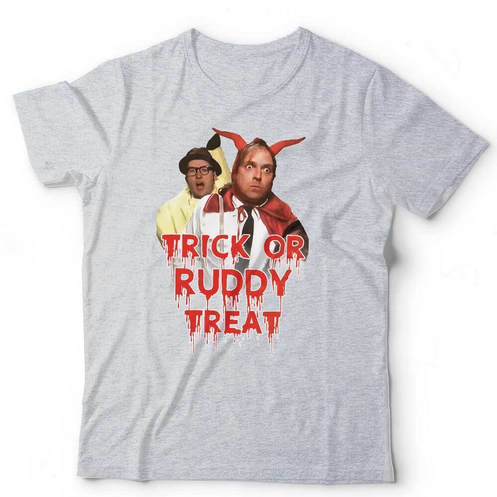 Bottom TShirt Trick Or Ruddy Treat Unisex Kids Funny Halloween TV Comedy