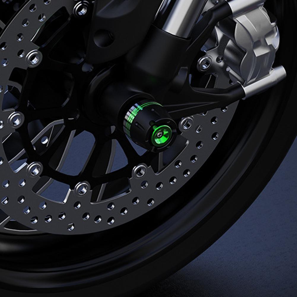 2PCS CNC Aluminum Front Fork Frame Slider Wheel Motorbike Falling Protection Anti Collision Cup dirt bike Motorcycle