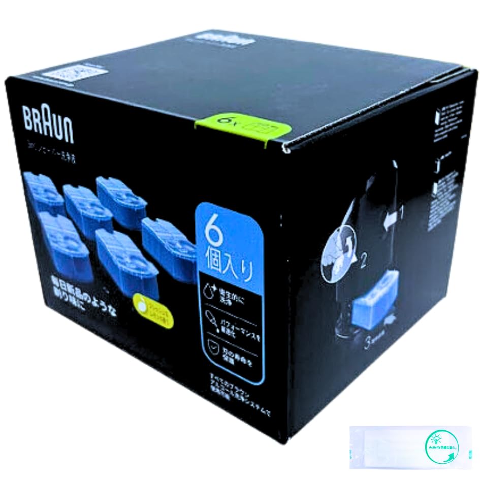 

BRAUN Cleaning Liquid Cartridge x 6 CCR6 1 Case Genuine Product Fresh Lemon Scent BRAUN [Activity Official]