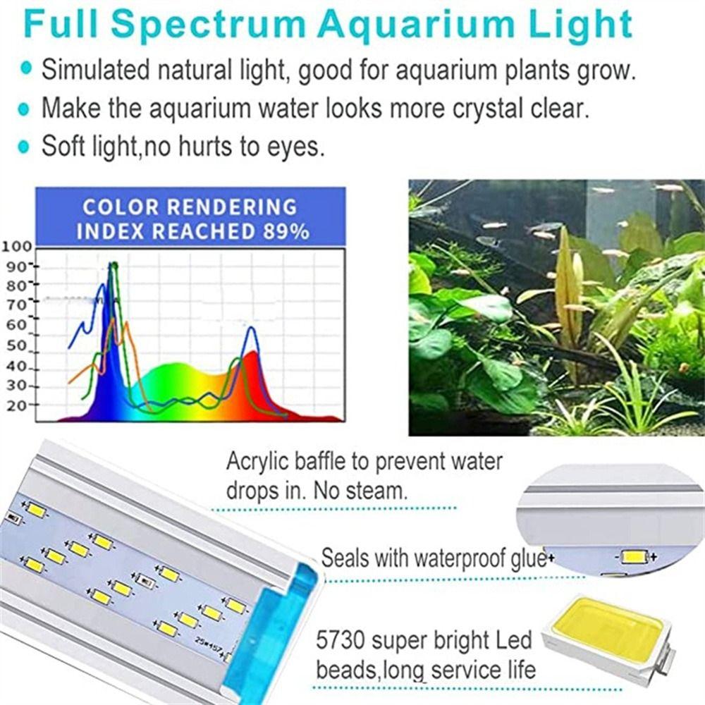 Brightness Lamps Aquatic Plant Fish Tank Light Plants Grow Lights Aquarium Lamps Aquarium LED Light