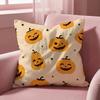 Cute Halloween scary pumpkin Cushion Cover Multi-Scene Pillow Cover for Home & Car - Reversible, Soft & Durable for Daily Use