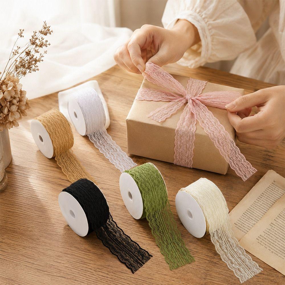 25 Yards Lace Ribbon 4.5cm DIY Decor Creative Gifts Packaging Material