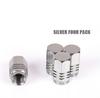 Premium Quality 19mm Car Wheel Tire Nut Lug Dust Cover Cap Protector Black