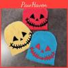 Halloween Quirky Face Pattern Beanie Warm Wool Blend Casual Streetwear Travel
