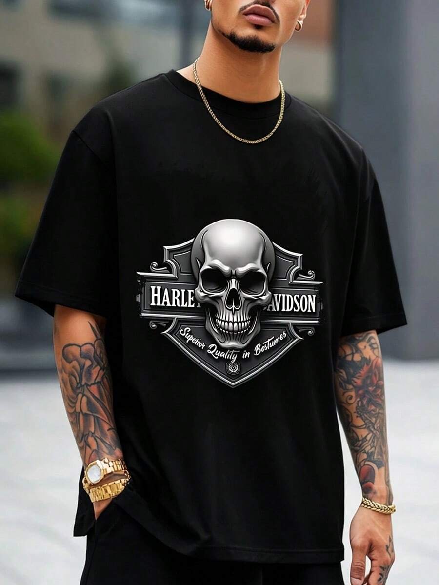 

Unisex s Skull Logo Graphic T-Shirt M